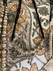 Boho Tribal Silver Tone oxidised Necklaces