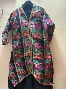 Embroidered Kurta Set with Dupatta