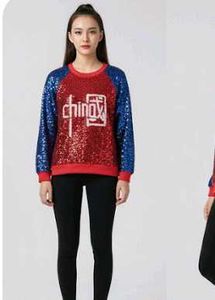 Sequin Embellished Sweatshirt