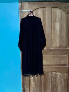 Elegant Black Midi Dress