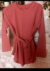 Elegant Pleated Co-ord Set