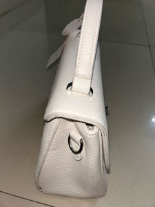 Trendy White Mini Shoulder Bag | Cute &amp; Stylish