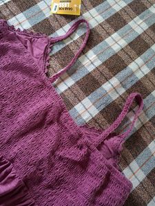 Crochet &amp; Ruffled Cami Top