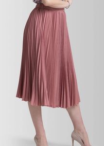 Pink Pleated Skirt