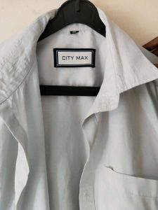 CITY MAX Men's Light Grey Shirt