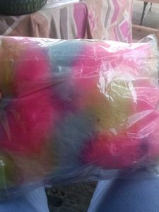 Multicolor Heart Shape Soft Plush Cushion
