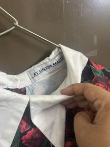 Rose printed Top