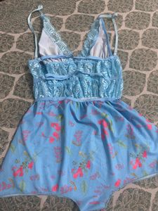 Beautiful Floral Lace Trim Cami, Bust-34/32