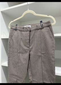 Mango Houndstooth Fit Trousers