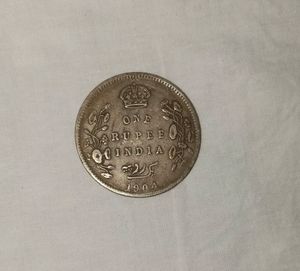 One Rupee Indian Coin 1904