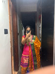 Partywear suit with heavy dupatta