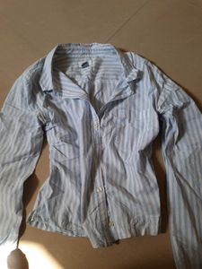 Classic Striped Button-Up Shirt