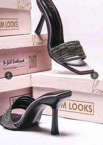 Sparkling Embellished Mules