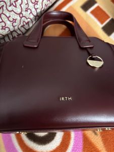 IKYTH Burgundy Structured Satchel