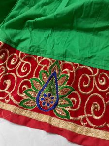 Green Embroidered Anarkali Kurta