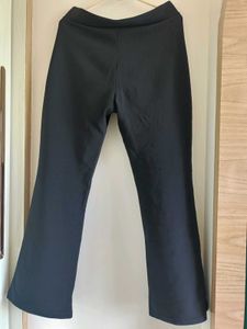 black bootcut pant
