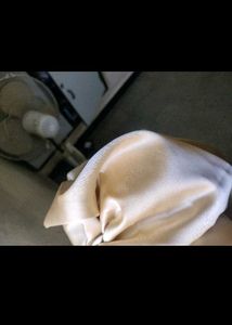 Elegant Beige Silk Dress Material