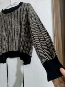 set of 2 Chic Chevron Knit Sweater &amp; turtle nec