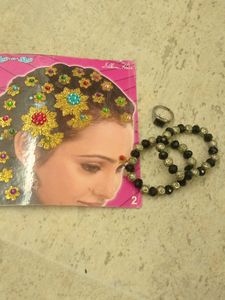 small baby bracelet, small ring n hair accessorie