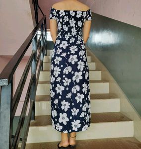 WOMEN OFF SHOULDER  FLORAL DRESS