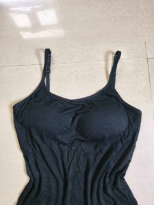 Black Camisole with Built-in Support