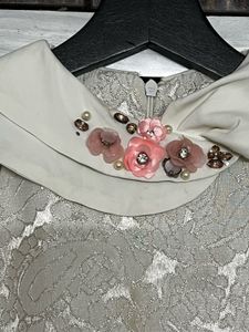 Elegant Brocade Party Gown