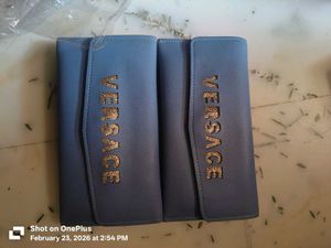 Versace Blue Wallets - Set of Two