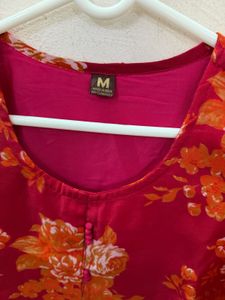 Vibrant Floral Print Kurta