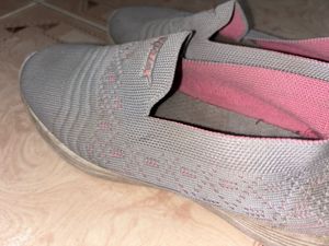 Comfortable Grey Slip-On Shoes