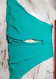 Teal Green Printed Kurta Set