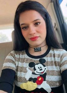 Mickey Mouse Striped Long Sleeve Top