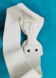 White Bow Belt