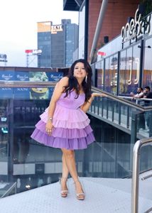 Corrset style Frill Dress