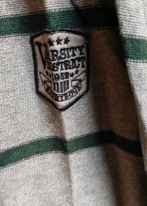 Men's Striped V-Neck Sweater