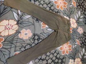 Olive Green Jeans