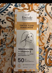 Foxtale Perfect Match Tinted Fluid Sunscreen
