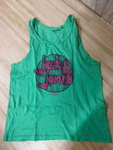 Men's Green Jack & Jones Tank Top