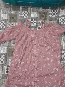 Cute Off-Shoulder Floral Top