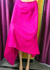 Vibrant Fuchsia Dupatta Magenta Pink pure cotton