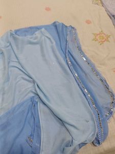 Chanderi Kurti With Plazo And Duppada