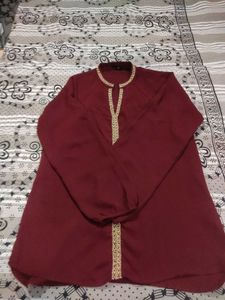 Elegant Maroon Kurta