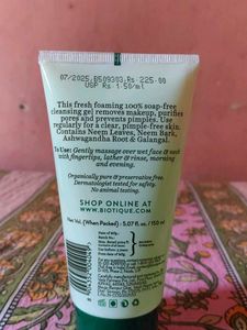 Biotique Fresh Neem Pimple Control Face Wash