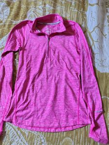 Nike Pink Dri-Fit 1/4 Zip Pullover