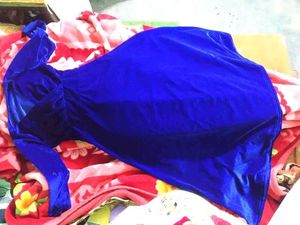 Royal Blue Velvet Maxy Dress