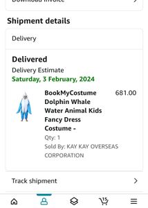 Blue Whale Costume For Fancy Dress Competition