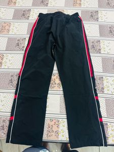 Adidas Track Pants - Black/Red