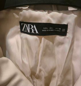 Zara Faux Leather Biker Jacket