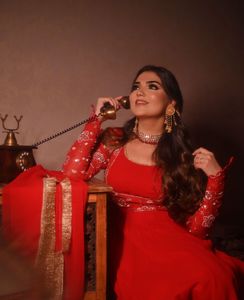 Stunning Red Ethnic Gown