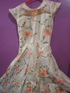 Elegant Floral Ethnic Gown