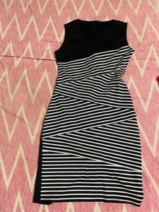 Striped Sleeveless Sheath Dress